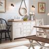 Dressoir Balignton I massief grenenhout - Wit