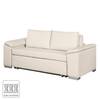 Sofa letto Latina con bracciolo sloping Tessuto Doran: color crema - Larghezza: 170 cm