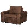 Schlafsessel Latina Basic Country Microfaser - Braun