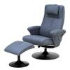 Relaxfauteuil De Witt microvezel - Bruingrijs - Bruingrijs