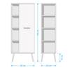Midischrank Quickset 923 Weiß / Eiche Riviera Dekor