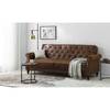 Canapé convertible Brampton Microfibre - Marron
