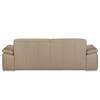 3-Sitzer Sofa Termon - Bodennah Cappuccino - Echtleder Roda: Beige