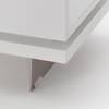Nachtkastje Nola I Incl. LED - Hoogglans wit - 3