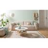 3-Sitzer Sofa LORALAI Cord - Cordstoff Lola: Creme