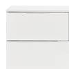 Cassettiera Lingga I Bianco / Vetro bianco