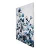 Impression d’art Fulda II Bleu - En partie en bois massif - 70 x 100 x 3 cm