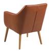 Loungesessel NICHOLAS Kunstleder Aken: Vintage Cognac