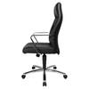 Bürodrehstuhl Chairman 70 ll Echtleder / Aluminium - Schwarz / Chrom
