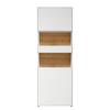 Vitrine hülsta now easy Lack Reinweiß - Türanschlag links