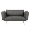 Canapé convertible Behram I Tissu - Gris