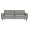 Sofa Larisa (3-Sitzer) Webstoff - Grau