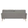 Sofa Larisa (3-Sitzer) Webstoff - Grau
