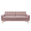 Schlafsofa Somoto Microfaser - Mauve