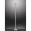 Lampadaire Hans Plexiglas / Fer - 1 ampoule - Argenté
