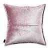 Housse de coussin Glam Tissu mélangé - Mauve