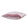 Housse de coussin Glam Tissu mélangé - Mauve