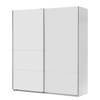 Zweefdeurkast Easy Plus II Wit - 180 x 210 cm
