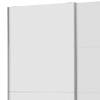 Zweefdeurkast Easy Plus II Wit - 180 x 210 cm