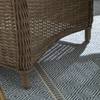 Sitzgruppe Villebon II (5-teilig) Polyrattan - Braun / Anthrazit