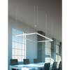 LED-hanglamp Snake II plexiglas / staal - 1 lichtbron