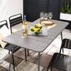 Tavolo da giardino Utah Ferro - Grigio - Larghezza: 140 cm