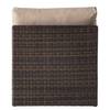 Loungesessel Paradise Lounge Polyrattan / Polyester - Braun / Beige