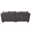 Big-Sofa Elora Cordstoff Lola: Grau