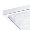 LED-plafondlamp Cardito kristalglas / staal - 4 lichtbronnen