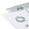 Plafonnier Roncato II Verre cristallin / Acier inoxydable - 4 ampoules
