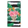 Strandlaken Summer Skull Geweven stof - zwart/groen