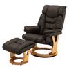 Poltrona relax Coverley Vera pelle/similpelle - marrone