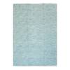 Laagpolig vloerkleed Aperitif textiel - Wit/turquoise - 120 x 170 cm