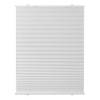 Store plissé Haftfix Tissu - Blanc - Blanc - 50 x 130 cm