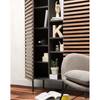Highboard Kipra Gefineerd walnotenhout - grafietkleurig