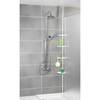 Porte savon d’angle télescopique Easy Aluminium / Polystyrène - Blanc