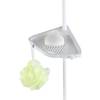 Porte savon d’angle télescopique Easy Aluminium / Polystyrène - Blanc