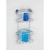 Turbo-loc doucherek Remigio Zilver - Metaal - 23 x 48 x 16 cm