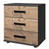 Kommode Stockholm I Braun - Holzwerkstoff - 52 x 58 x 38 cm