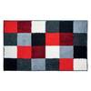 Badmat Bona geweven stof - Chilirood - 70 x 120 cm