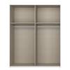 Armadio ante scorrevoli SKØP purereflect Bianco alpino - 181 x 236 cm - 2 ante