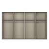 Drehtürenschrank SKØP pure Alpinweiß - 360 x 236 cm