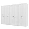 Drehtürenschrank SKØP country Landhaus weiß - 315 x 222 cm - Basic