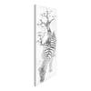 Afbeelding Serengeti Zilver - Plastic - Deels massief hout - 50 x 150 x 3.8 cm