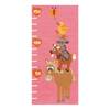 Kinderteppich Joy Animals Kunstfaser - Pink / Braun