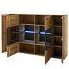 Highboard Kiah I Massief knoestig eikenhout