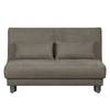 Schlafsofa Tenorio Microfaser - Steingrau - Breite: 140 cm