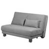 Schlafsofa Tenorio Microfaser - Grau - Breite: 140 cm