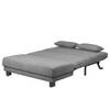 Schlafsofa Tenorio Microfaser - Grau - Breite: 140 cm