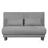 Schlafsofa Tenorio Microfaser - Grau - Breite: 140 cm